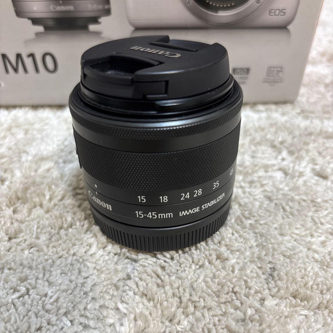 【美品】Canon EOS M10 ミラーレスカメラ 付属レンズ付き