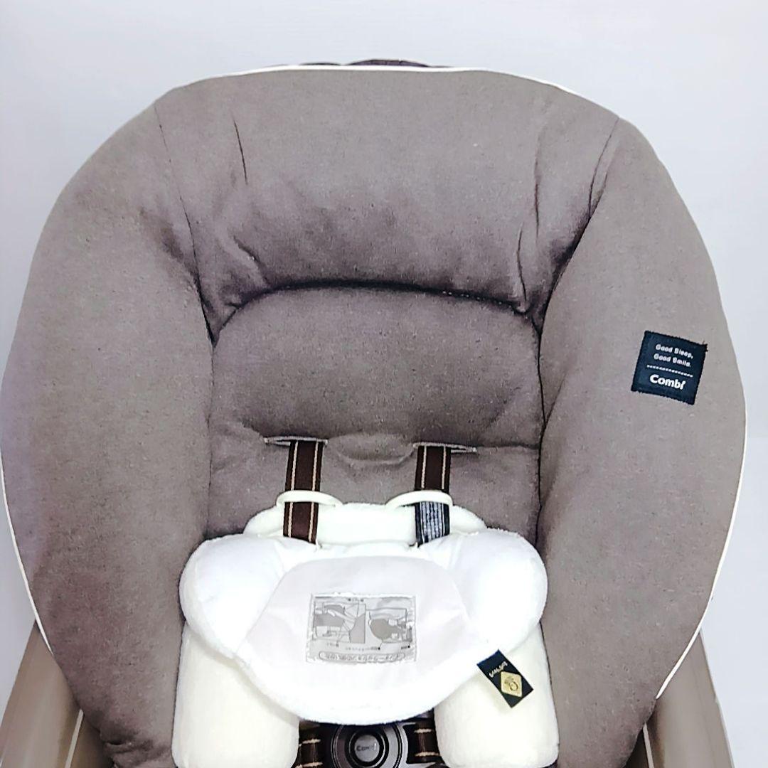 美品 Combi ネムリラAT BEDI 電動ハイローチェア バウンサー