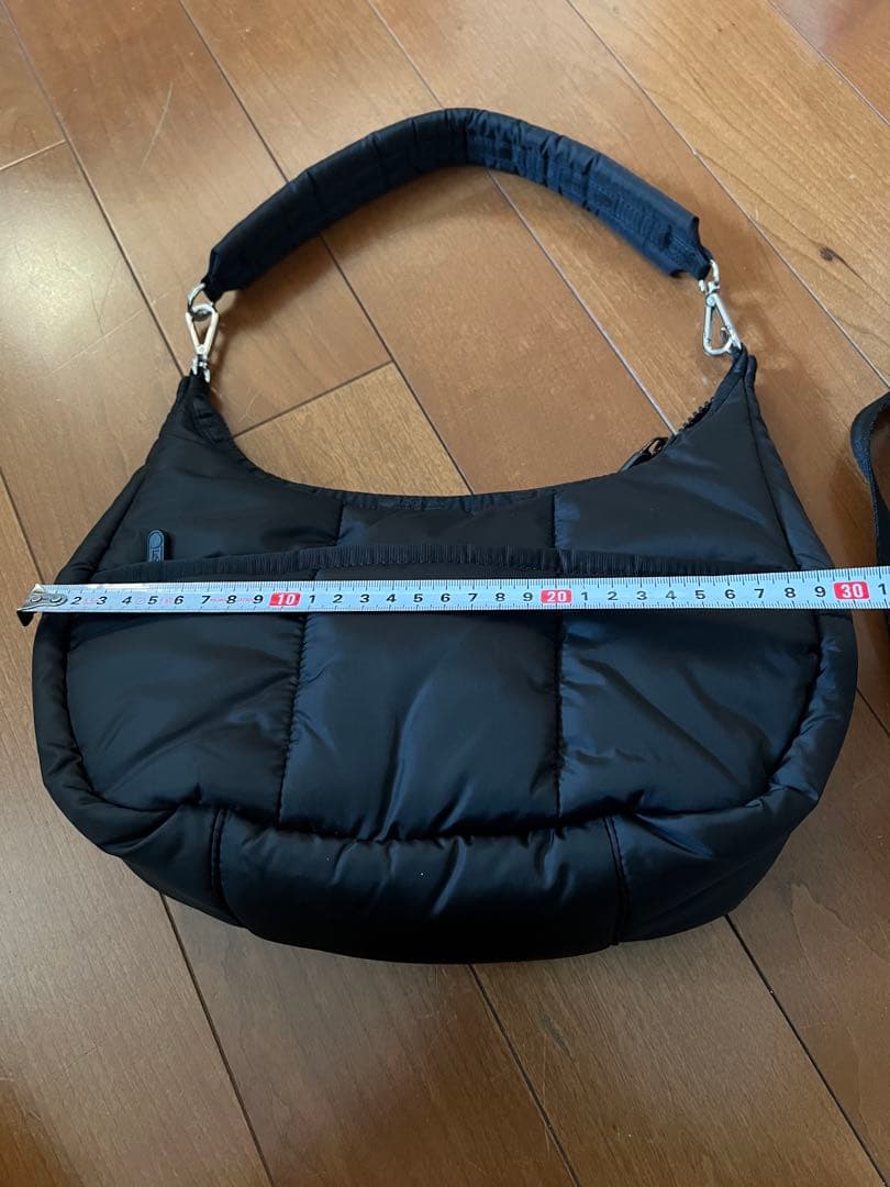 極美品LeSportsac キルティング 2wayショルダーバッグトートバッグ黒