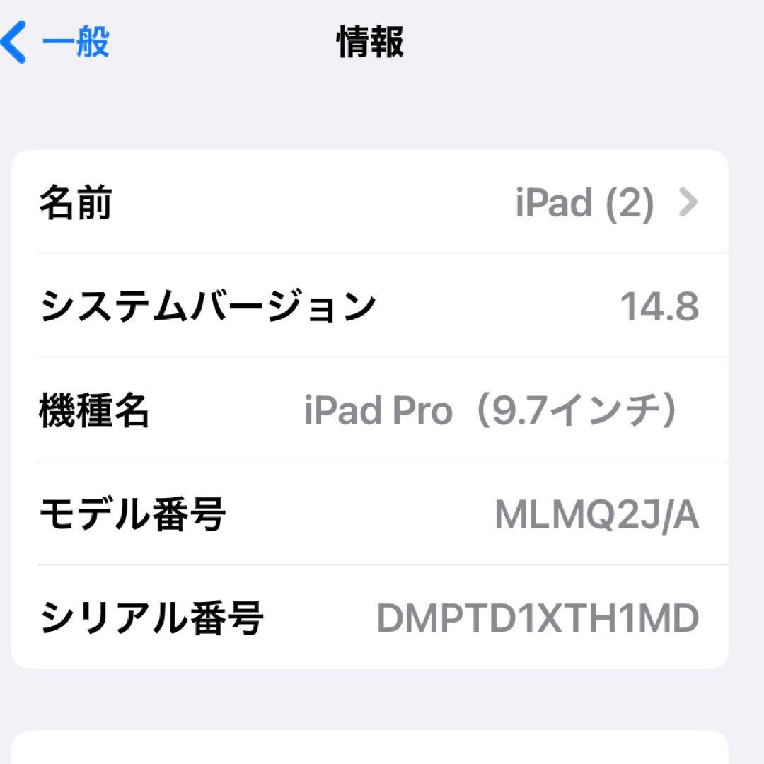 Apple iPad Pro（9.7インチ）32GB
