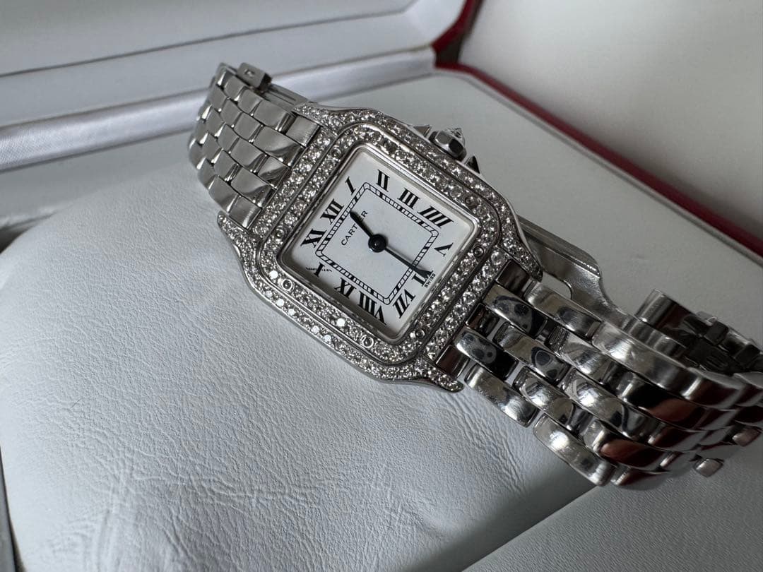 Cartier ダイヤモンド装飾 レディース時計