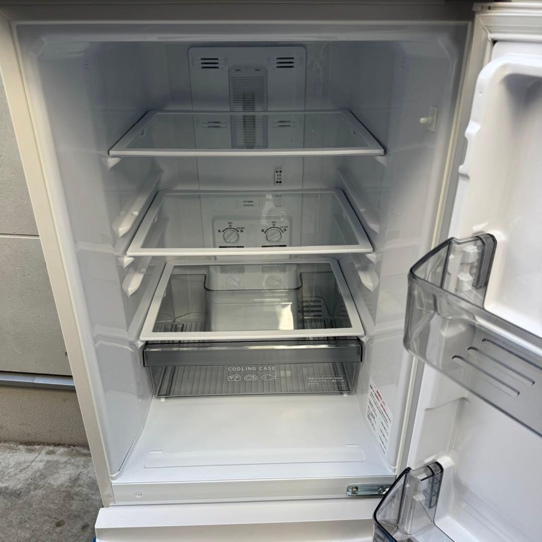 210⭐️2024年製美品★三菱電機　冷蔵庫　自動霜取り　ホワイト　一人暮らし
