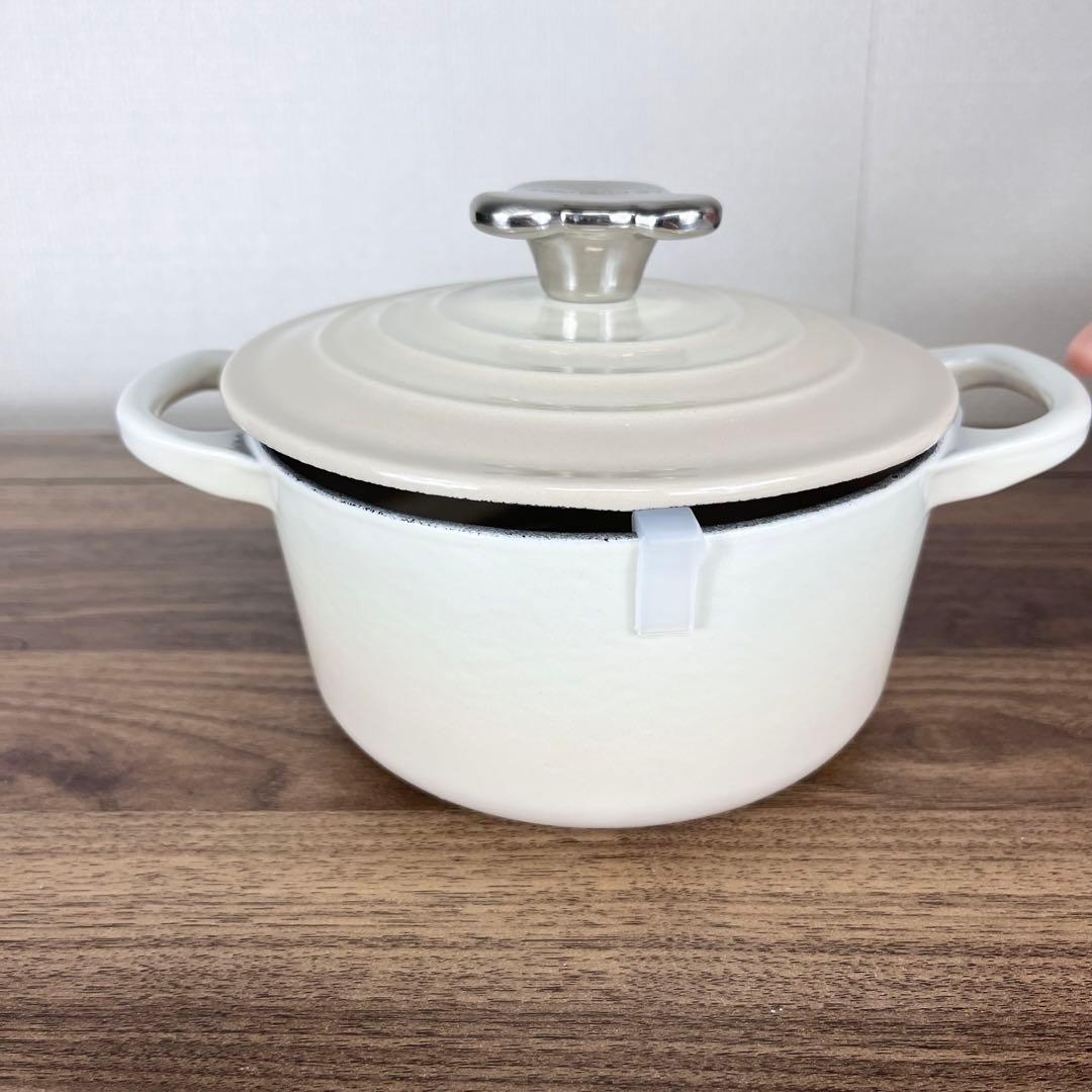 【新品未使用】LE CREUSET ココットロンド 14cm ベアーツマミ