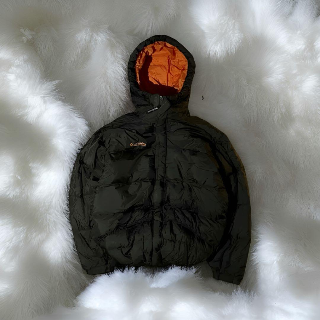 【大人気❗️】極暖！columbia 　ダウン　ダークブラウン　M