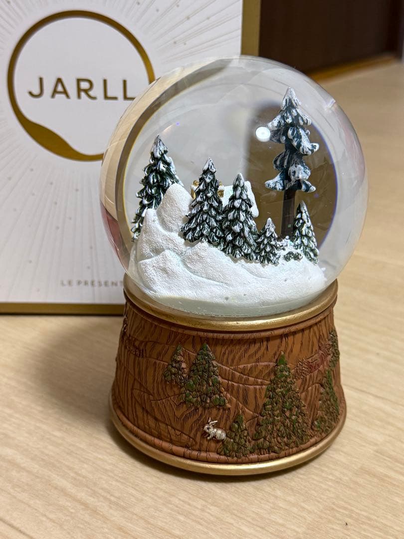 JARLL スノードーム クリスマス 森のスノーハウス オルゴール
