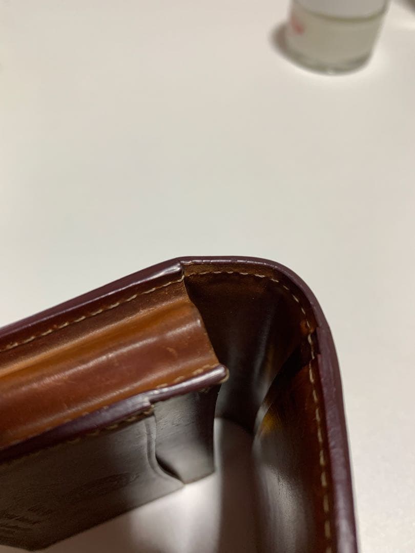 GANZO レザー 名刺入れ 二つ折り