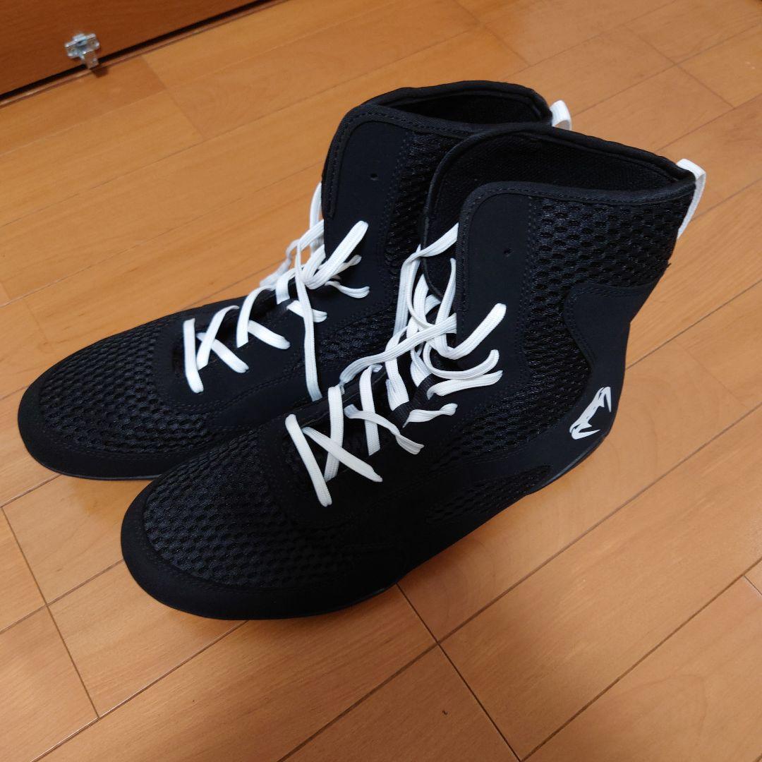 最終価格 Venum ボクシングシューズ ブラック 12 US 29cm