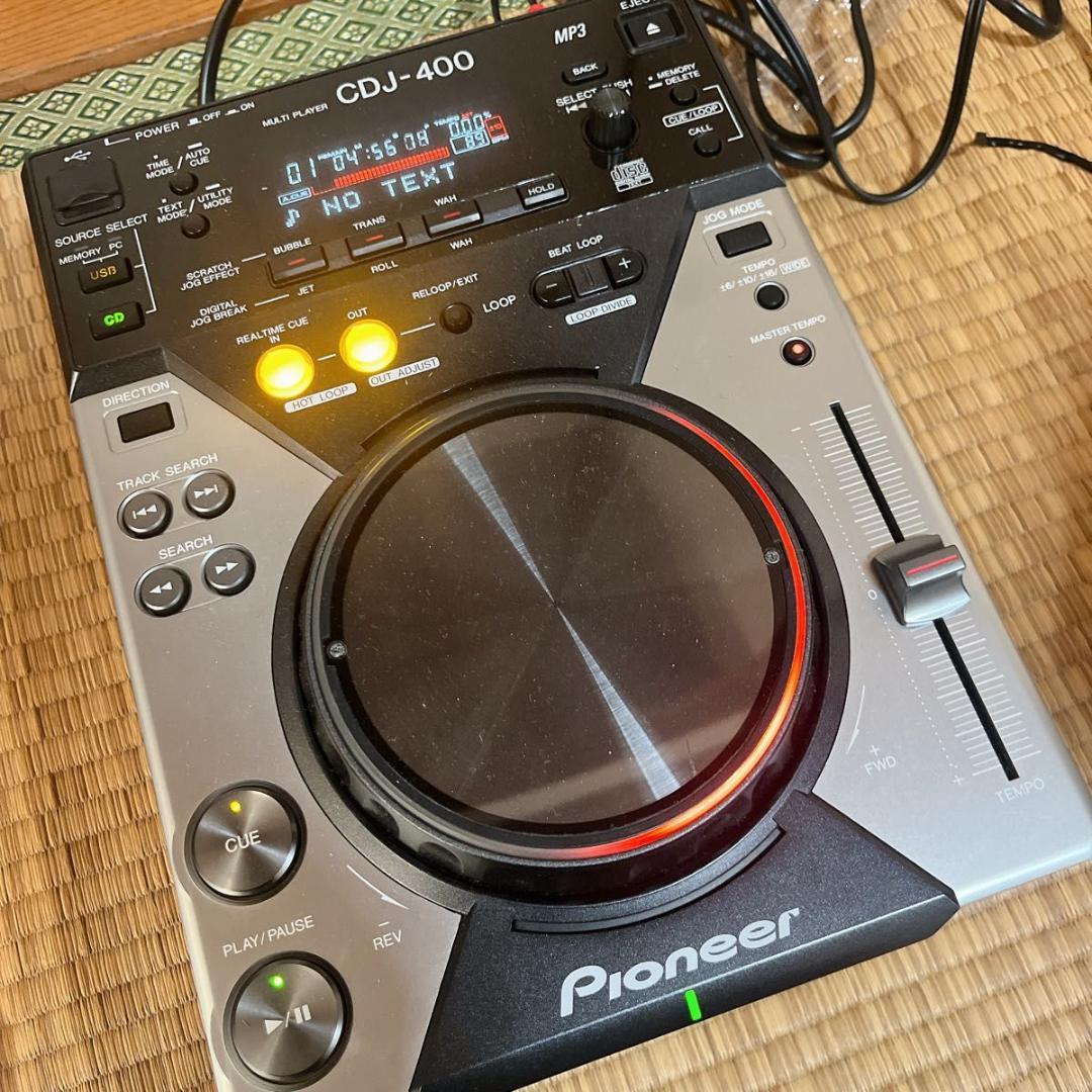 Pioneer パイオニア CDJ-400 DJ用 CDプレーヤー ターンテーブ