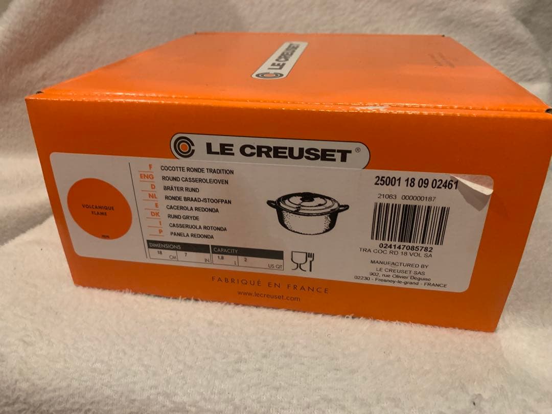 ☆新品未使用☆LE CREUSET 18cm 両手鍋
