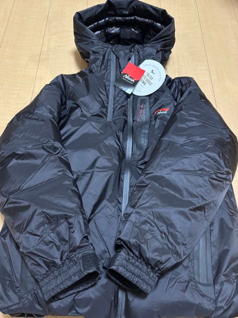 ナンガ オーロラテックスライト ダウンジャケット ミカミ (メンズ) ブラックL