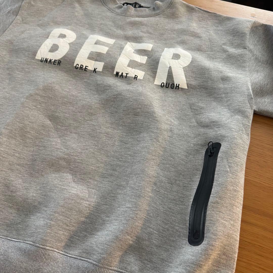 肉*丸様 BEERゴルフ モックネックプルオーバー グレー