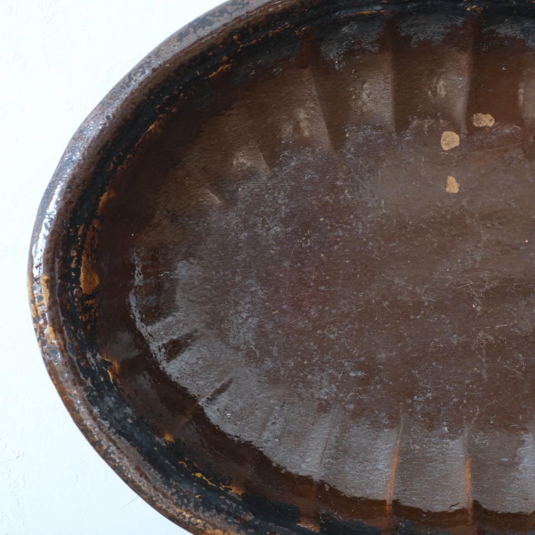 フランスアンティーク　オーバルプレート　南仏