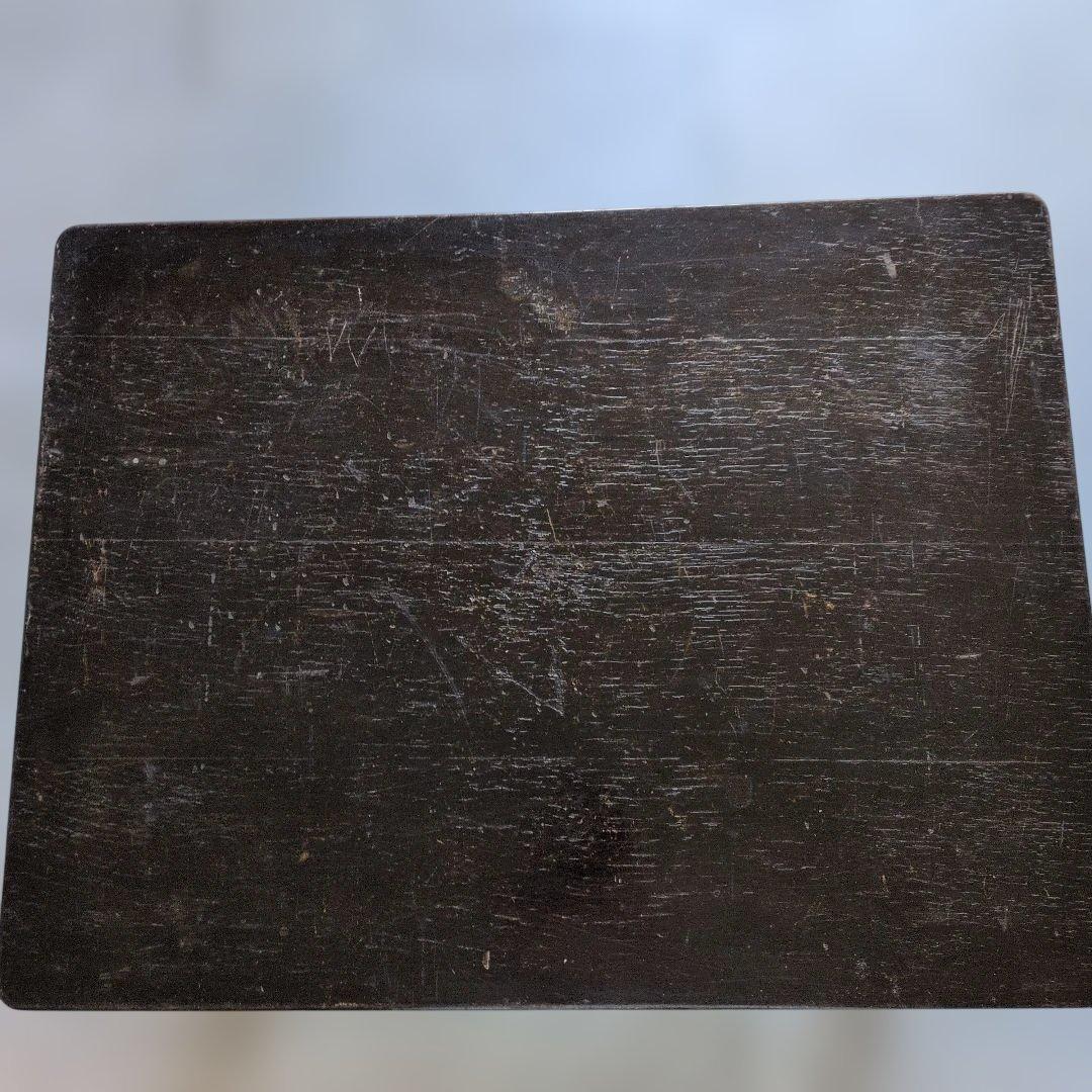 ブロカントビィンテージ　イギリスダークブラウン サイドテーブル No.6