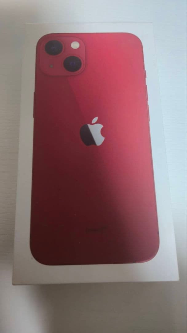 iPhone13 red　256gb　箱あり　傷アリ