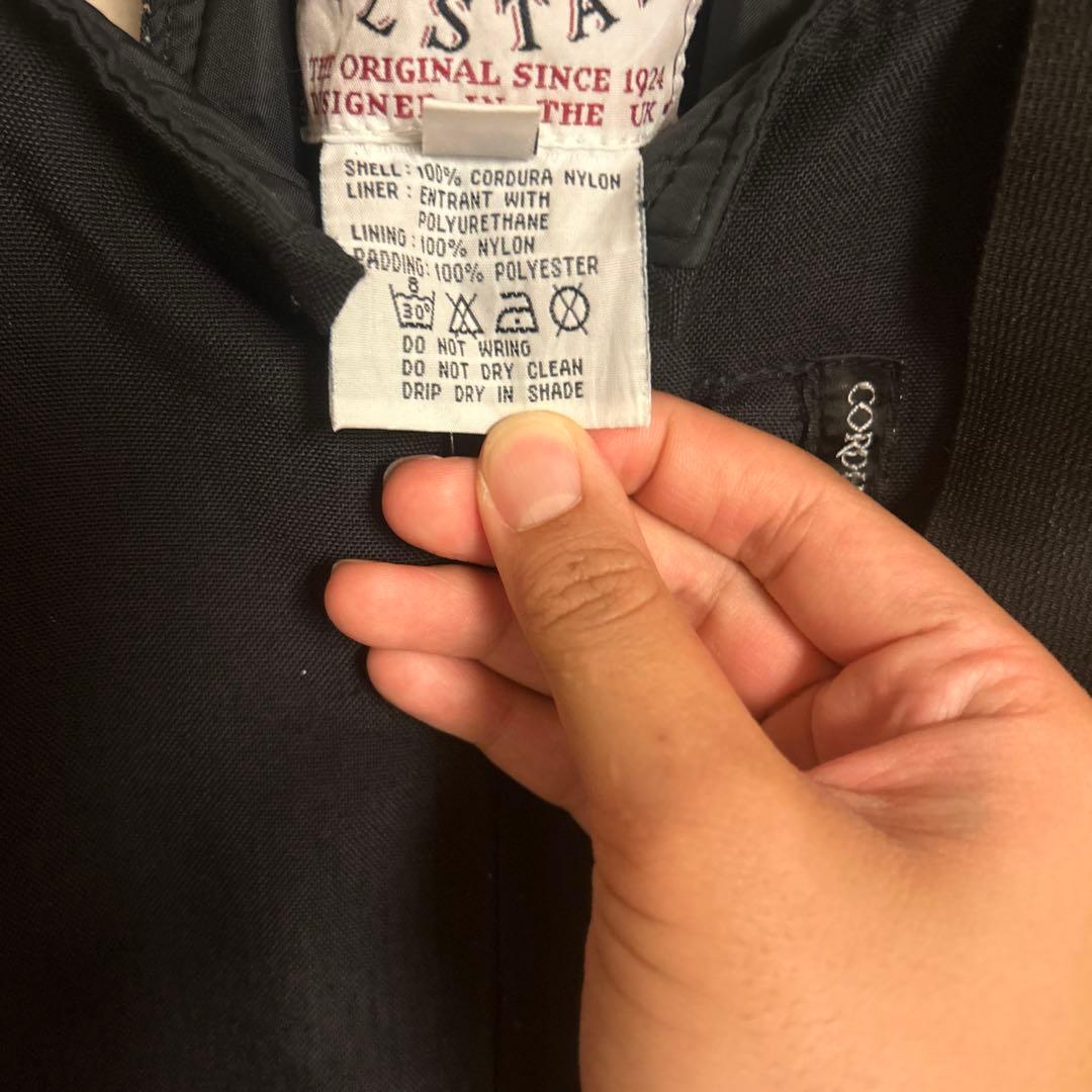 BELSTAFF ブラックオーバーオールL バイクプロテクター