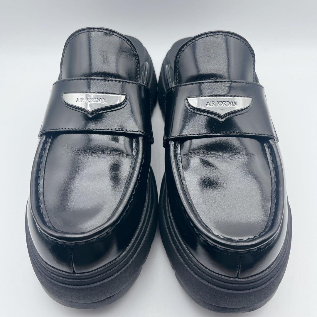 希少サイズ❗️極美品✨エアジョーダン ミュール ローファー 黒 29cm 厚底