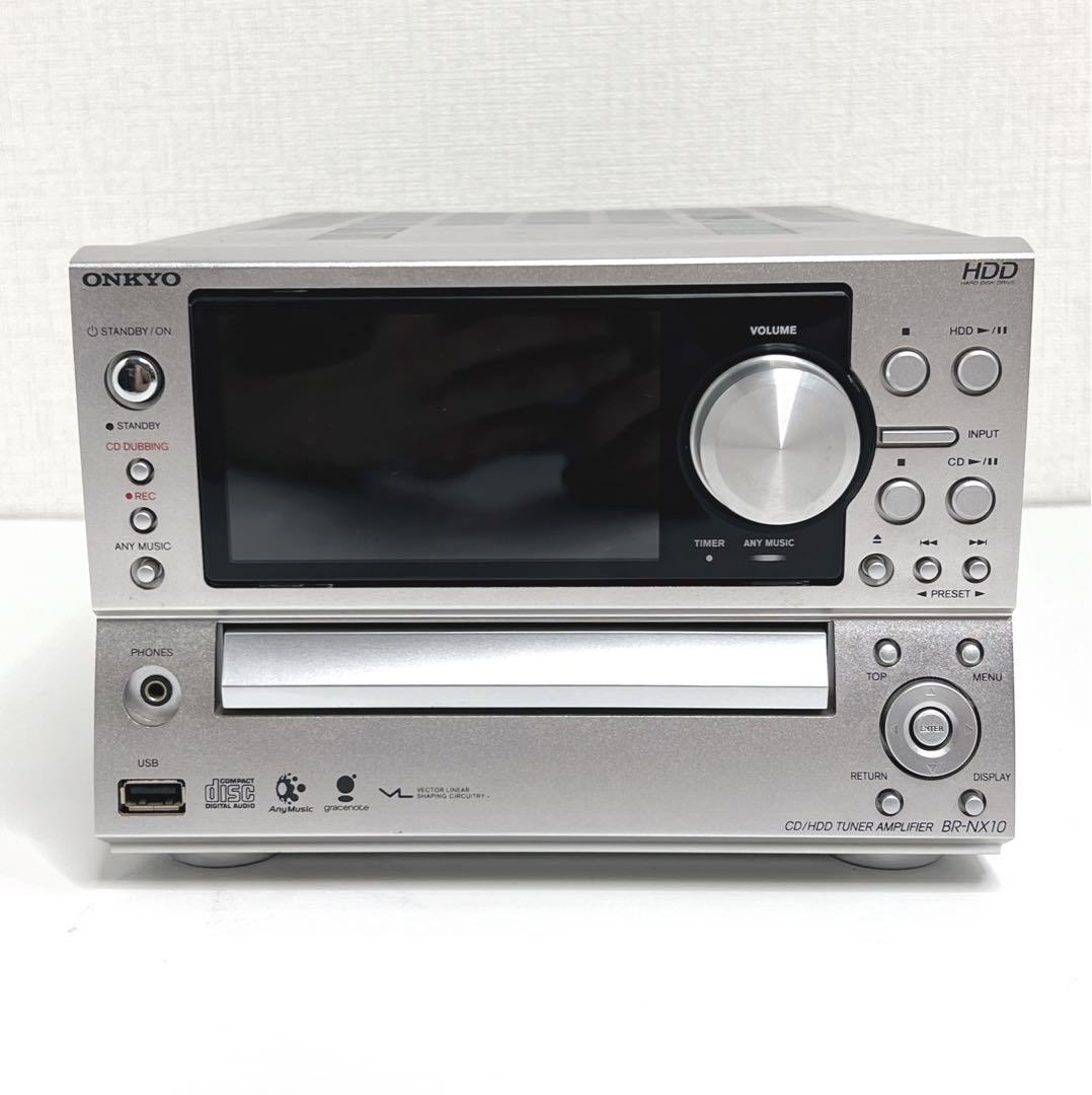【良品】ONKYO チューナーアンプ BR-NX10 CD HDD オーディオ