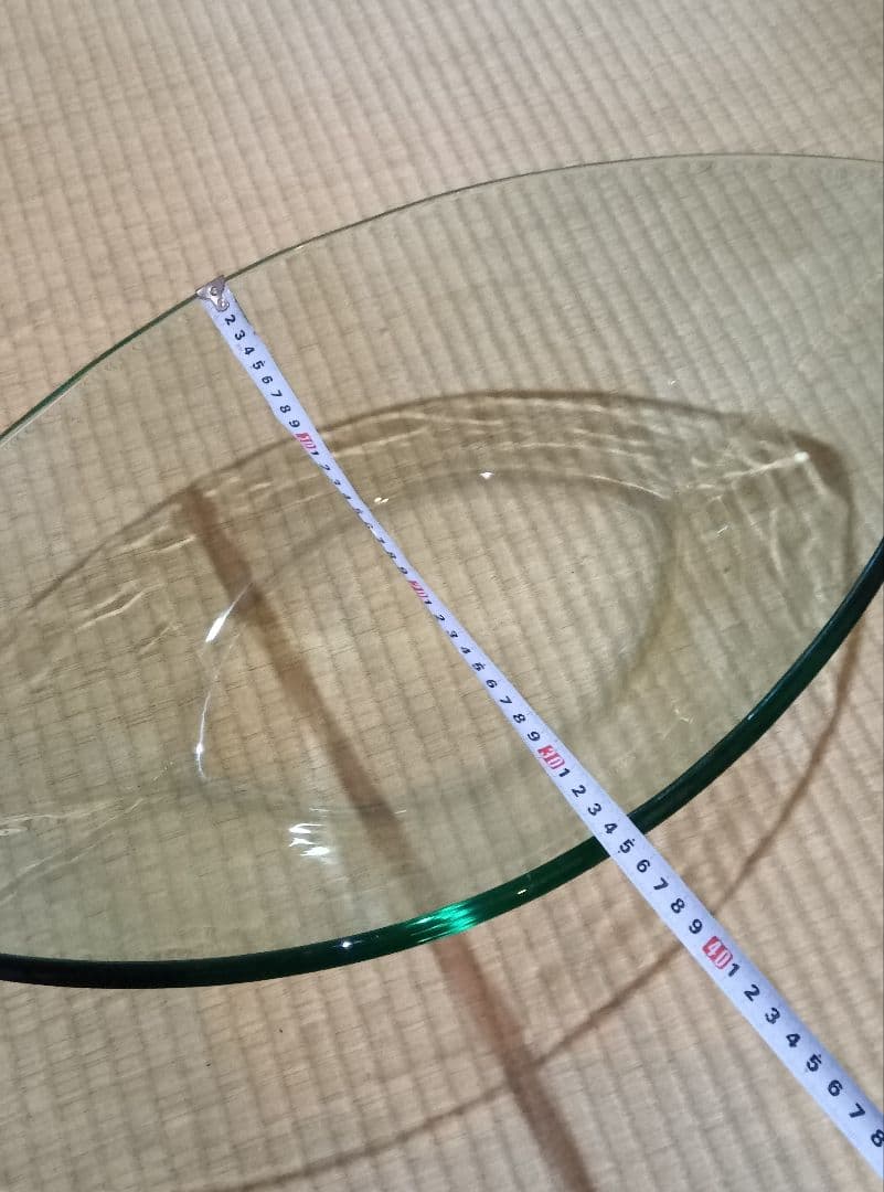 ガラス製オーバル型ボウル