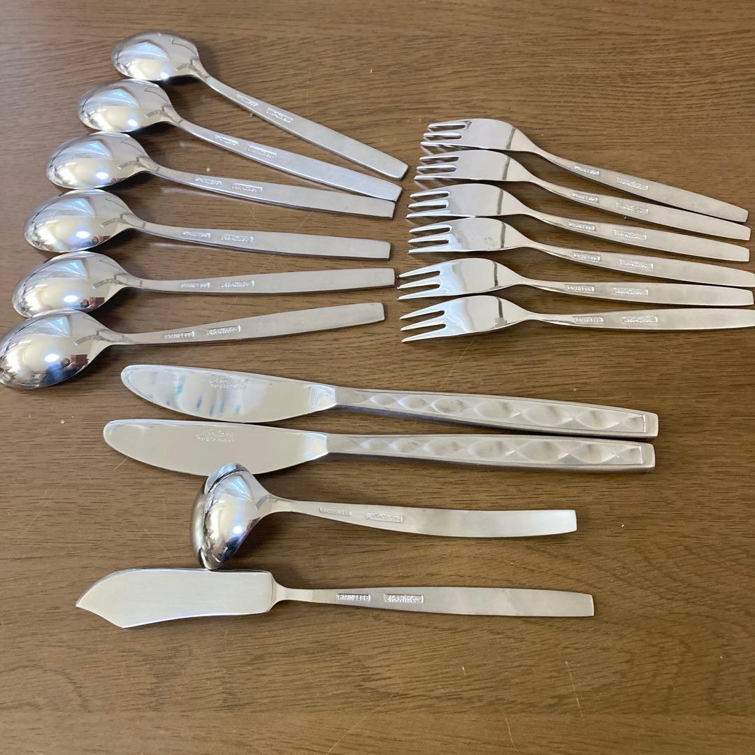 未使用　Noritakeステンレススチール カトラリーセット 16点　ナイル