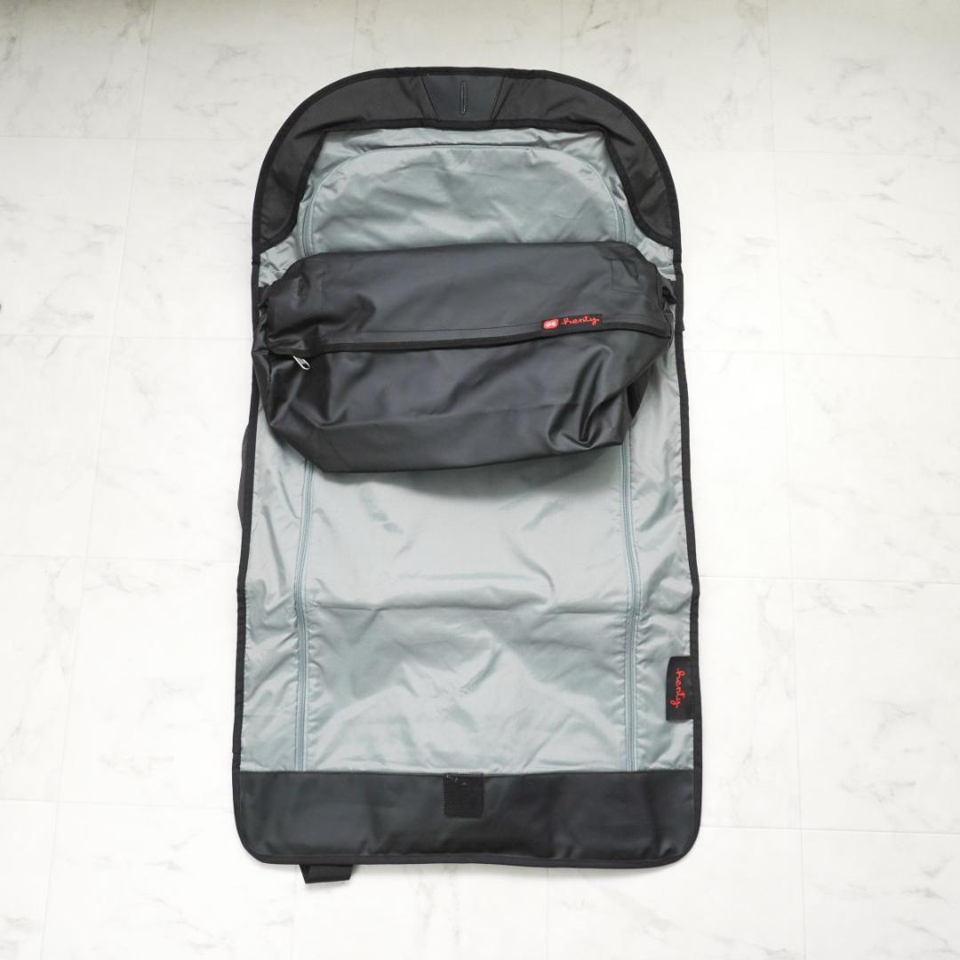 Henty ガーメントバッグ ナイロン カーキグレー@JH27
