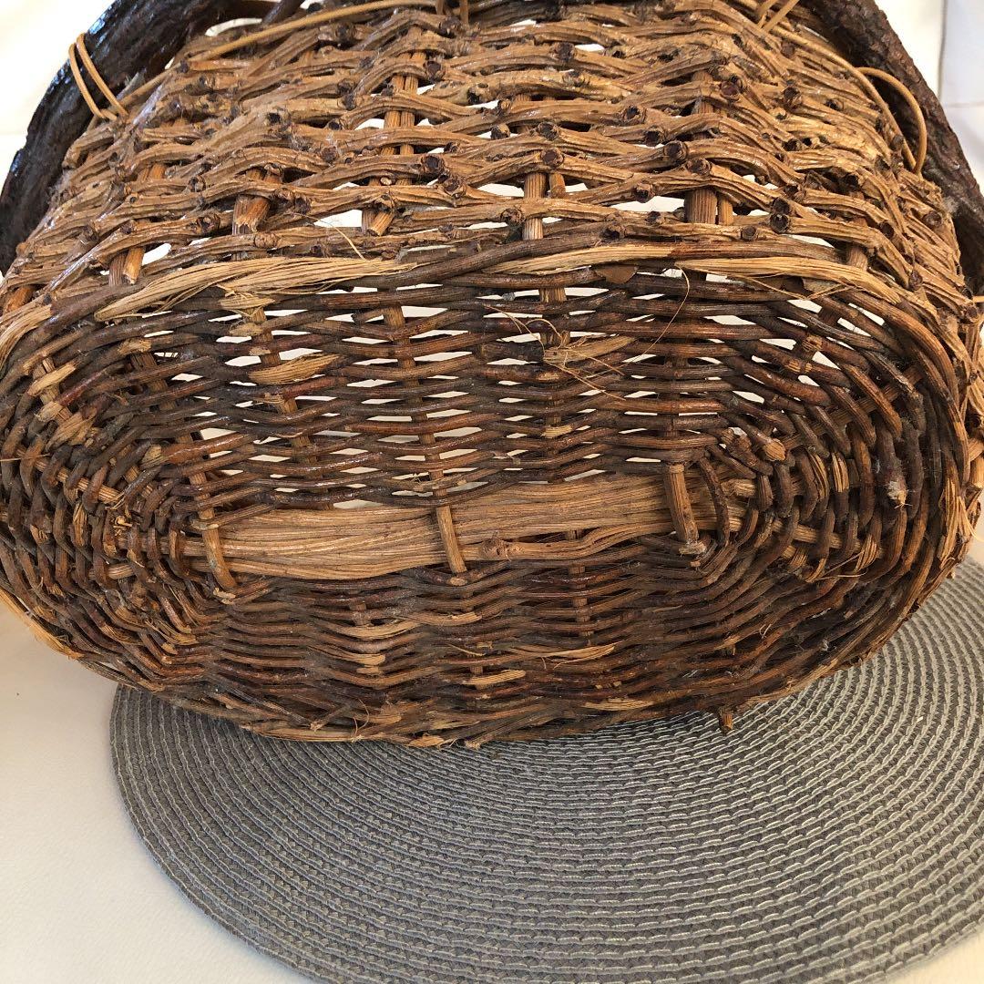 自然な❣️素朴な❣️手作り❣️味のある❣️山葡萄、蔓、籠、アンティーク、レトロ