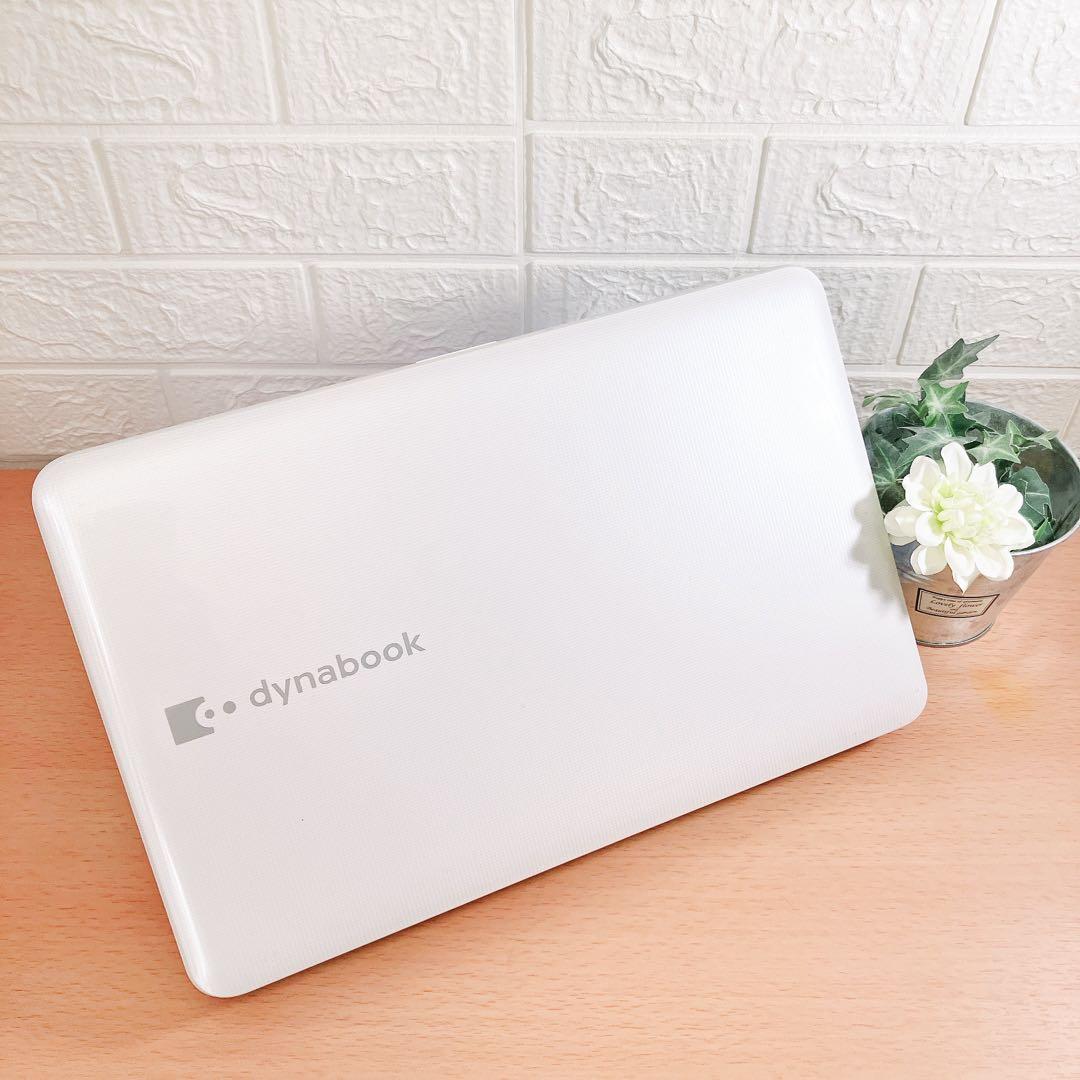 Windows11✨大容量500GB☘️カメラ付すぐ使える東芝ノートパソコン白