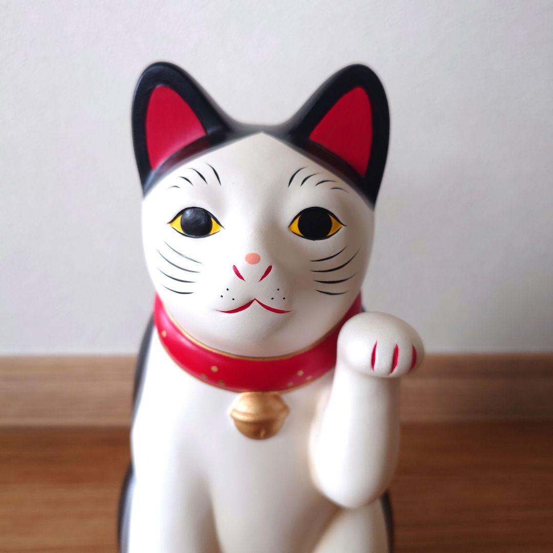 招き猫 中外陶園　瀬戸まねき猫　8号