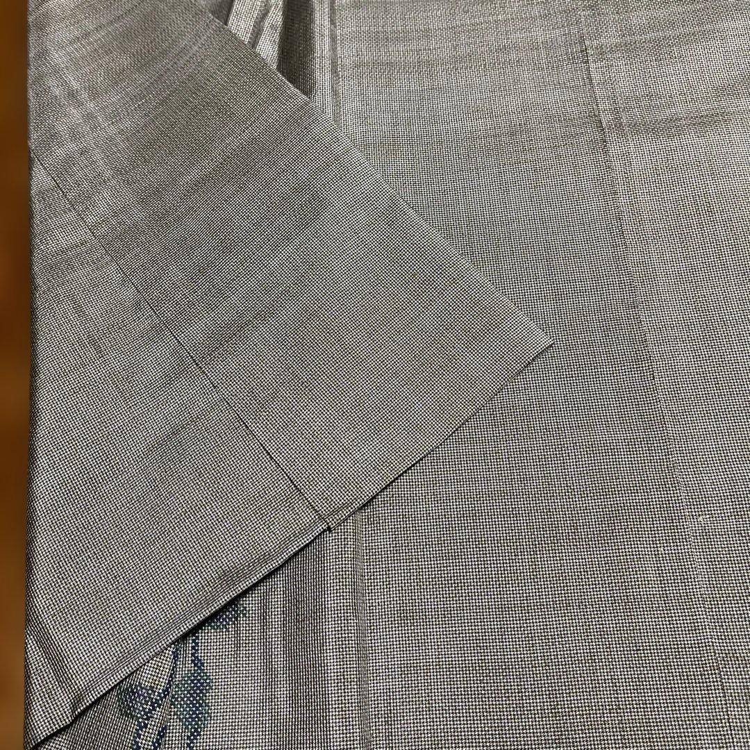 大島一元織　単衣ロング￼道中着