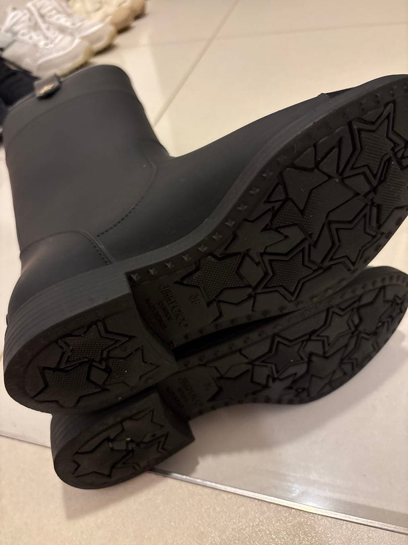 JIMMY CHOO　ジミーチュウ　レインブーツ　スタースタッズ　サイズ36
