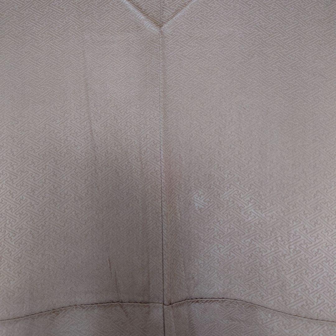 【お買い得品】訪問着　駒刺繍　絞り　流水花文　正絹　袷　唐織六通袋帯