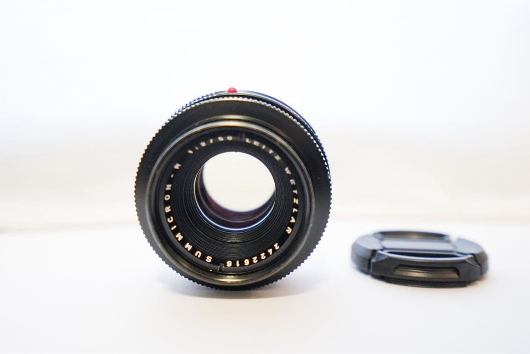 ライカ　ライツ　ドイツ製 ズミクロンR 50mm F2(OH済み)+純正フード