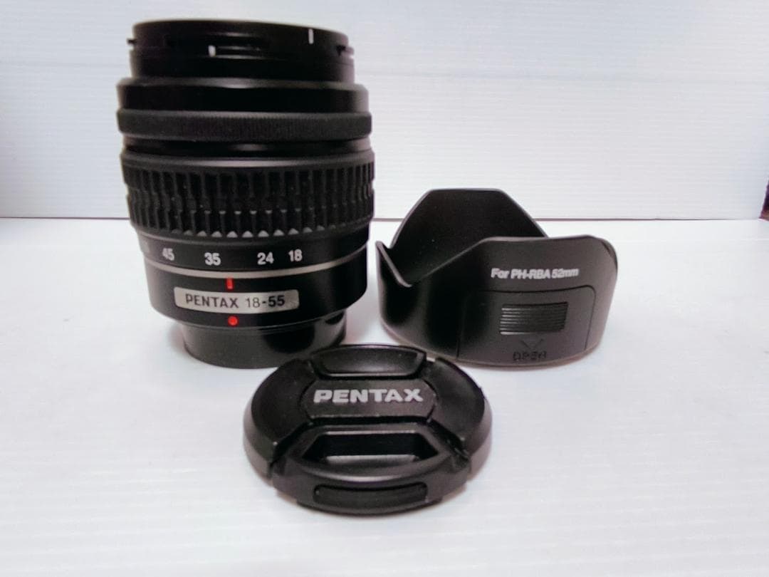【黒死病対策、内臓電池交換】PENTAX K-50+18-55 純正充電器セット