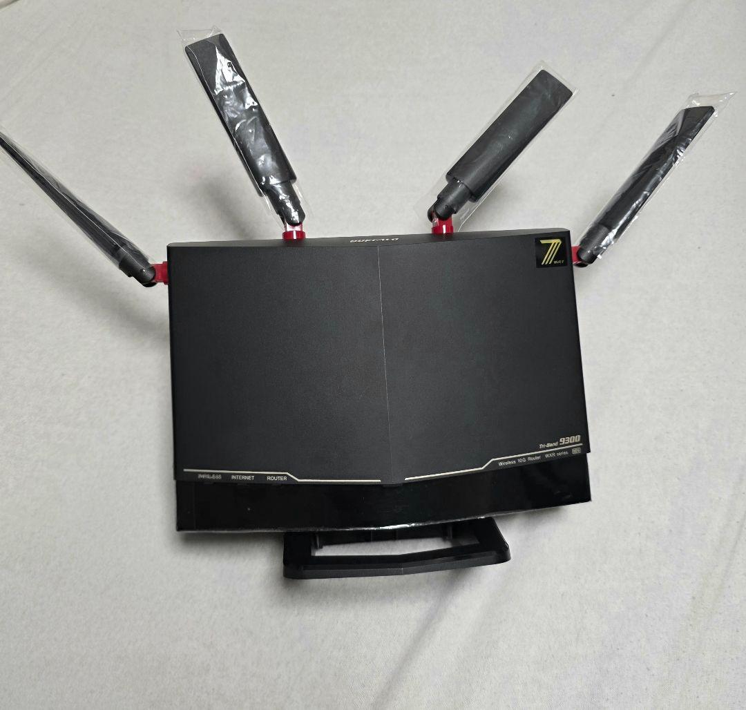 BUFFALO Wi-Fi 7対応ルーター WXR9300BE6P/N