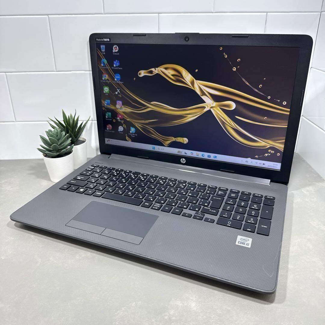 【高性能】HP250G7モダングレー☘10世代i5☘NVMe256+1TB