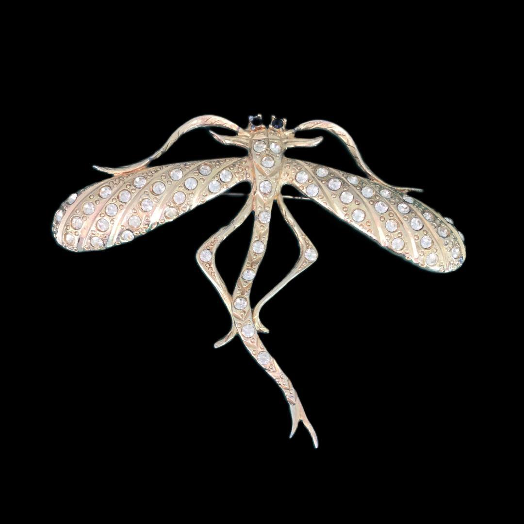 【美品】B&W トンボブローチ 希少サイン入