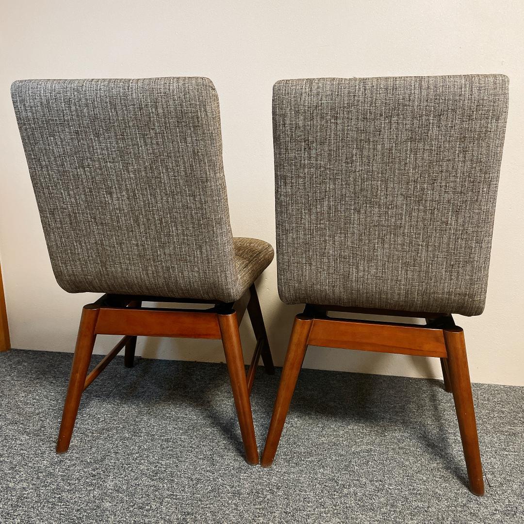 美品 ニトリ 回転式 ダイニングチェア 椅子 2個セット