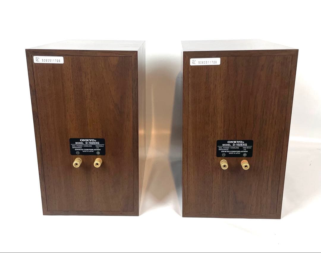 ONKYO D-102EXG スピーカー ペア ウッド ブックシェルフ型