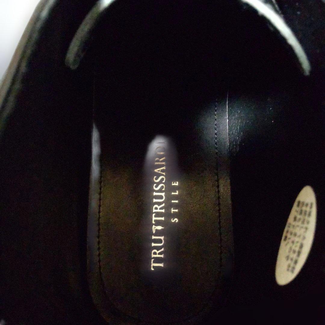 未使用⭐️トラサルディ レザーハイカットチャッカブーツ 27 ブラック