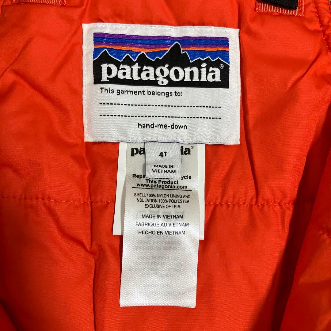 patagonia 子ども用スキーオーバーオール ネイビースノーパイルビブ