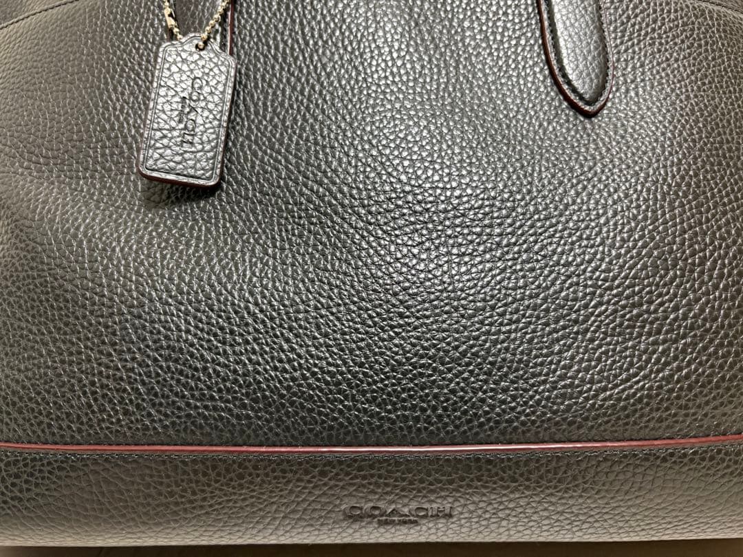 【美品】コーチ　ビジネスバッグ　2wayバッグ　ブラック