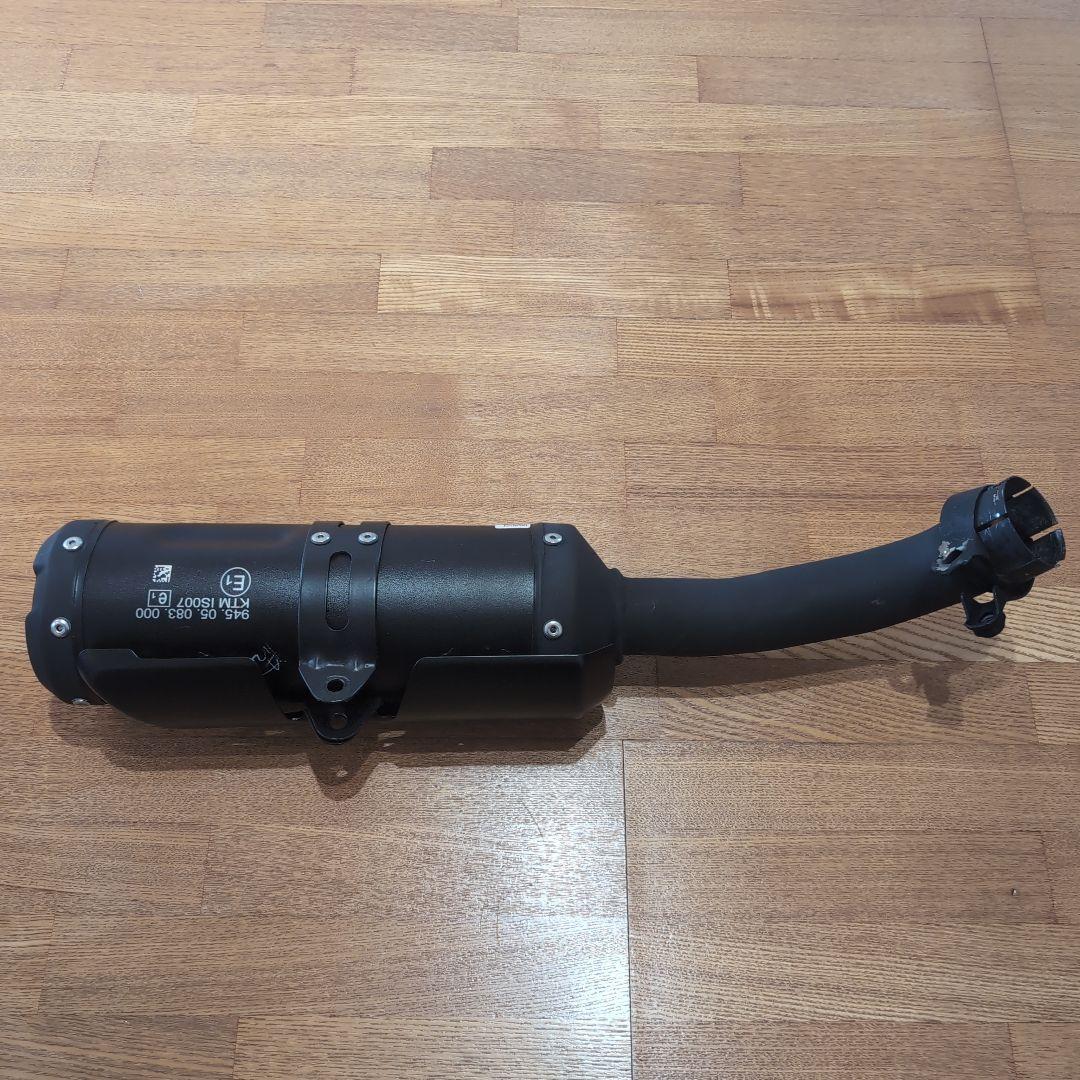 KTM RC390 純正 マフラー 23年モデル ブラック