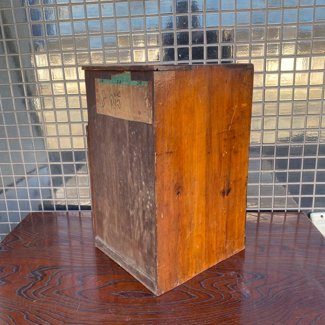 昭和中期 六段小引き出し 骨董品 古道具 古民家 時代物 インテリア