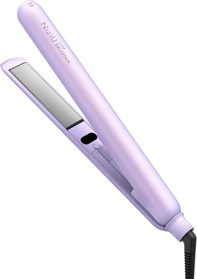 NiziUコラボ サロニア スムースシャインストレートアイロン プリズムパープル