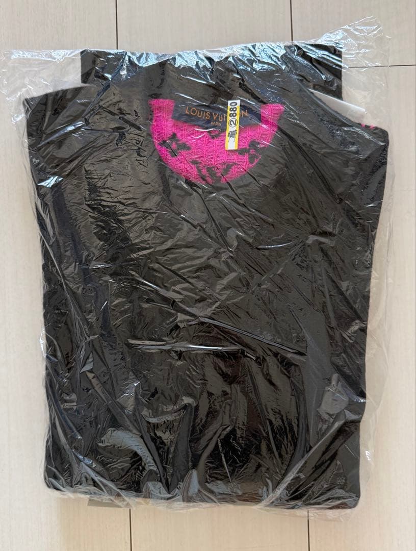 ルイ・ヴィトン ブラック クルーネック セーター