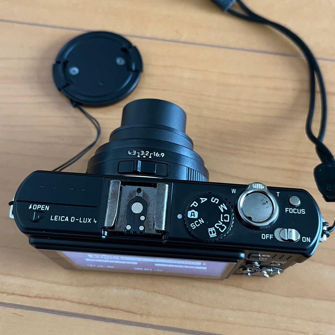 美品 Leica D-LUX4 ライカ デジタルカメラ レザーケース付