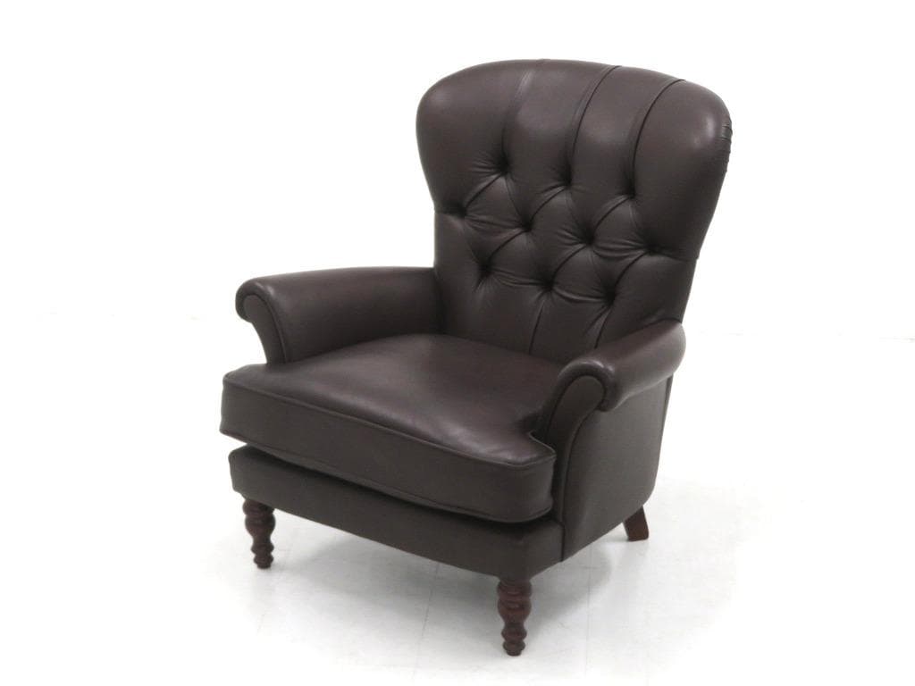 展示品　イギリス　アートフォーマ　総本革　レザー　チェスターフィールド　ソファ