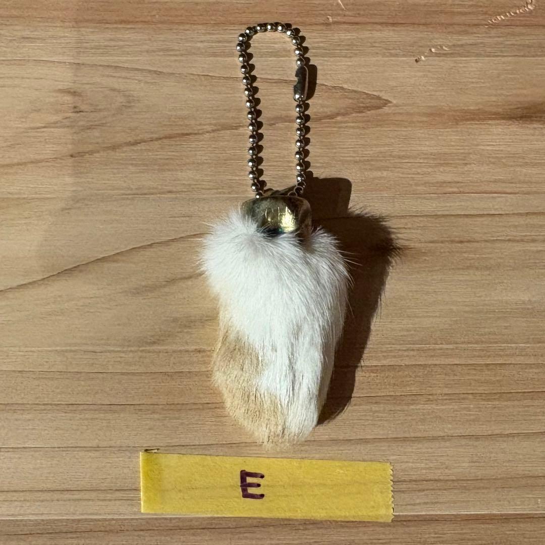 ヴィンテージ ラビットフット キーチェーン　ラッキーチャーム　USA製 E