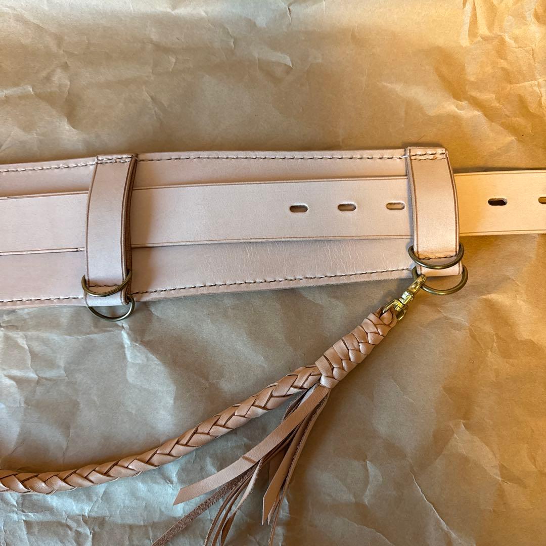 フィッシングベルト　レザークラフト
