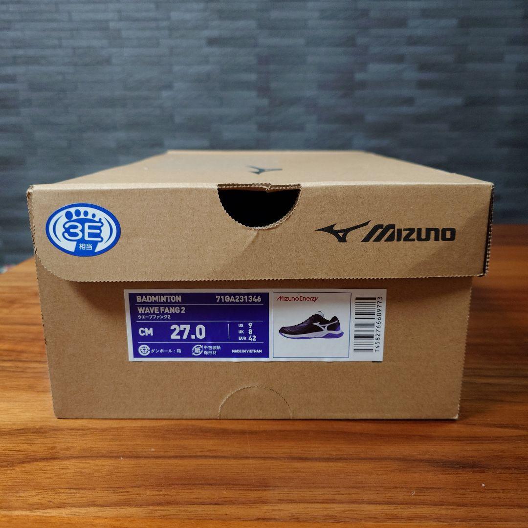 Mizuno Wave Fang 2 バドミントンシューズ 27.0cm