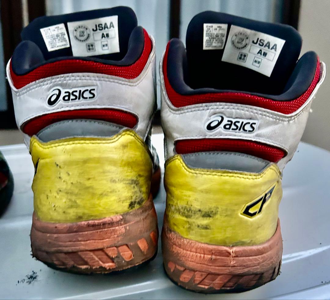 ヤ*ワ様 ASICS BOA 安全靴 カモフラージュ/ホワイト/レッド